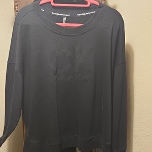 Calvin Klein Black Logo Pullover